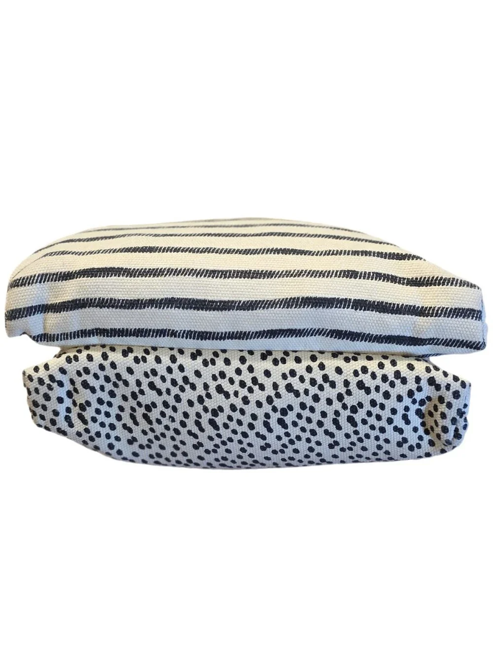Primrose Hill London Striped Cosmetic Bag - Dual Compartment Like NEW
